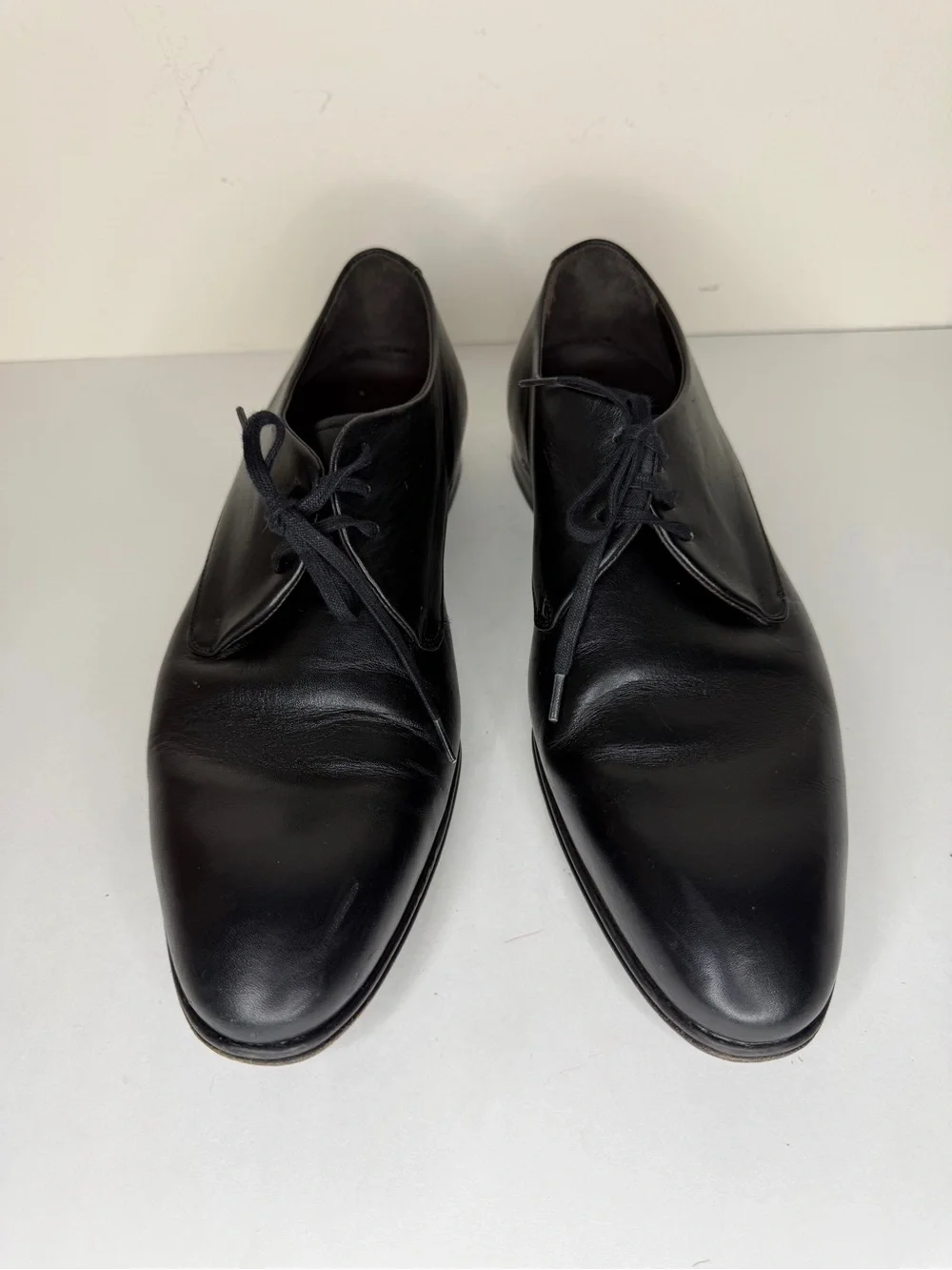 maison forte Oxfords Dress Shoes Men Size 11M Black Leather Made In Spain